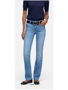 7 For All Man Kind Size 26 Kimmie Straight Leg Form Fitted Stretch NWT $169 Deni